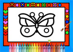 Color Decorate Butterflies